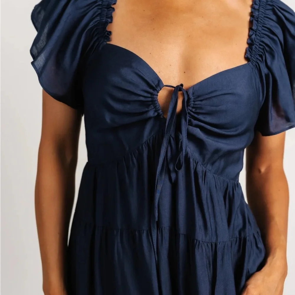 Baltic Born Agatha Deep Blue Maxi Dress - Picture 3 of 4